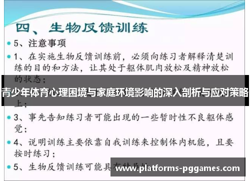 青少年体育心理困境与家庭环境影响的深入剖析与应对策略